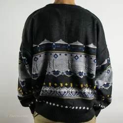 بافت طرحدار مشکی