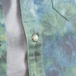 پیراهن جین آستین کوتاه Rings