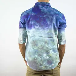 پیراهن جین آستین کوتاه Rings