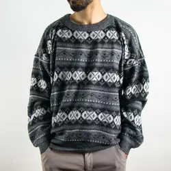 بافت طرحدار خاکستری