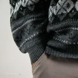 بافت طرحدار خاکستری