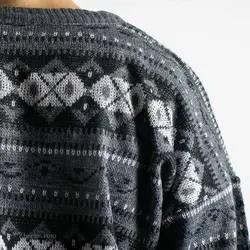 بافت طرحدار خاکستری