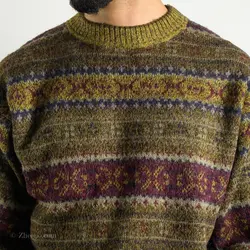 بافت طرحدار چند رنگ