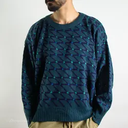 بافت طرحدار سبز