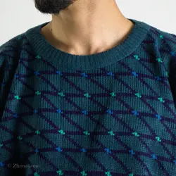 بافت طرحدار سبز