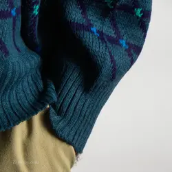 بافت طرحدار سبز