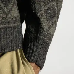 بافت طرحدار قهوه ای