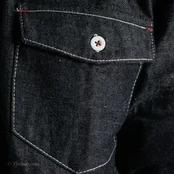 پیراهن جین کلاه دار