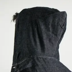 پیراهن جین کلاه دار