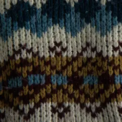 بافت طرحدار یقه هفت