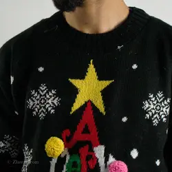 بافت طرحدار کریسمسی