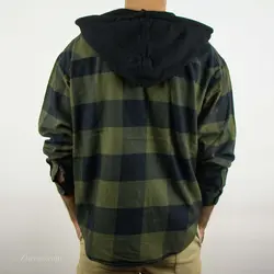 پیراهن پشمی کلاه دار H.M