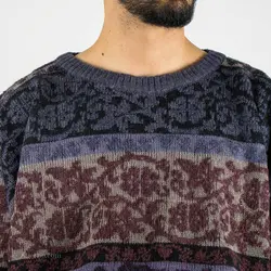 بافت طرحدار چند رنگ