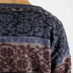 بافت طرحدار چند رنگ