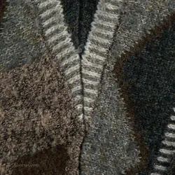 بافت طرحدار یقه هفت