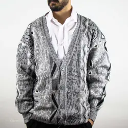 بافت طرحدار دکمه دار