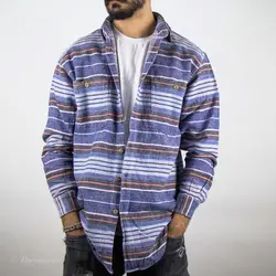 پیراهن پشمی آبی