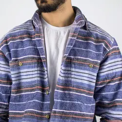 پیراهن پشمی آبی