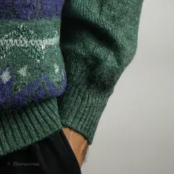 بافت طرحدار سبز