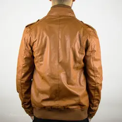 کاپشن چرم Zhelin