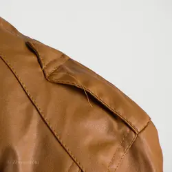 کاپشن چرم Zhelin