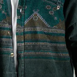 پیراهن کبریتی طرحدار