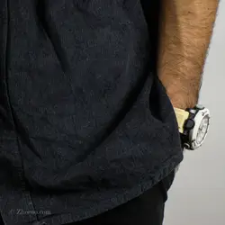 پیراهن کبریتی خاکستری