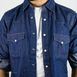 پیراهن جین آبی تیره