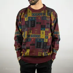 بافت طرحدار زرشکی