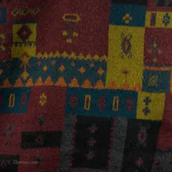 بافت طرحدار زرشکی