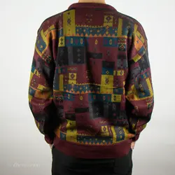 بافت طرحدار زرشکی