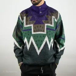 بافت طرحدار چند رنگ