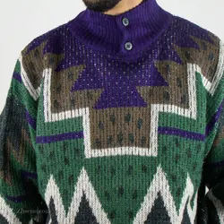 بافت طرحدار چند رنگ