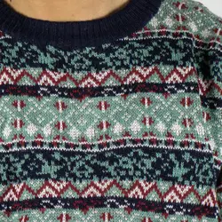 بافت طرحدار چند رنگ