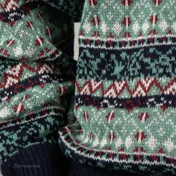 بافت طرحدار چند رنگ