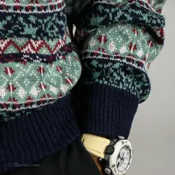 بافت طرحدار چند رنگ