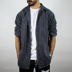 پیراهن کبریتی راه راه