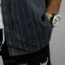 پیراهن کبریتی راه راه