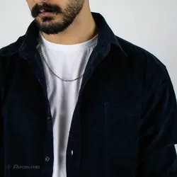 پیراهن کبریتی سرمه ای