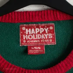 بافت طرحدار Happy holidays