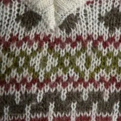 بافت طرحدار یقه هفت