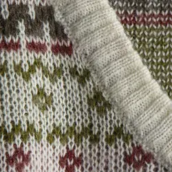 بافت طرحدار یقه هفت