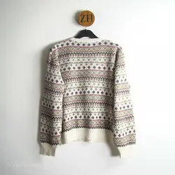 بافت طرحدار یقه هفت