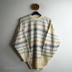 بافت طرحدار چند رنگ