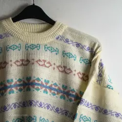 بافت طرحدار چند رنگ