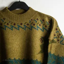 بافت طرحدار سبز