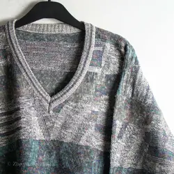 بافت طرحدار یقه هفت