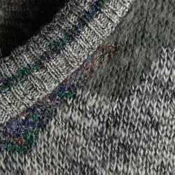 بافت طرحدار یقه هفت