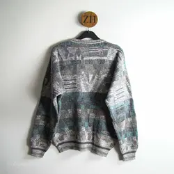 بافت طرحدار یقه هفت