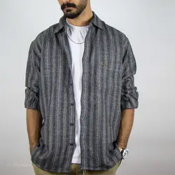 پیراهن پشمی راه راه